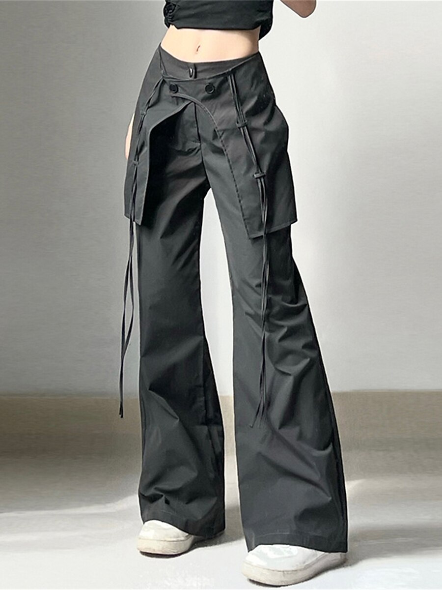 Women's Cargo Pants Pants Trousers Full Length Fashion Streetwear Street Daily Black S M Fall Winter 2023 - US $24.99 –P1