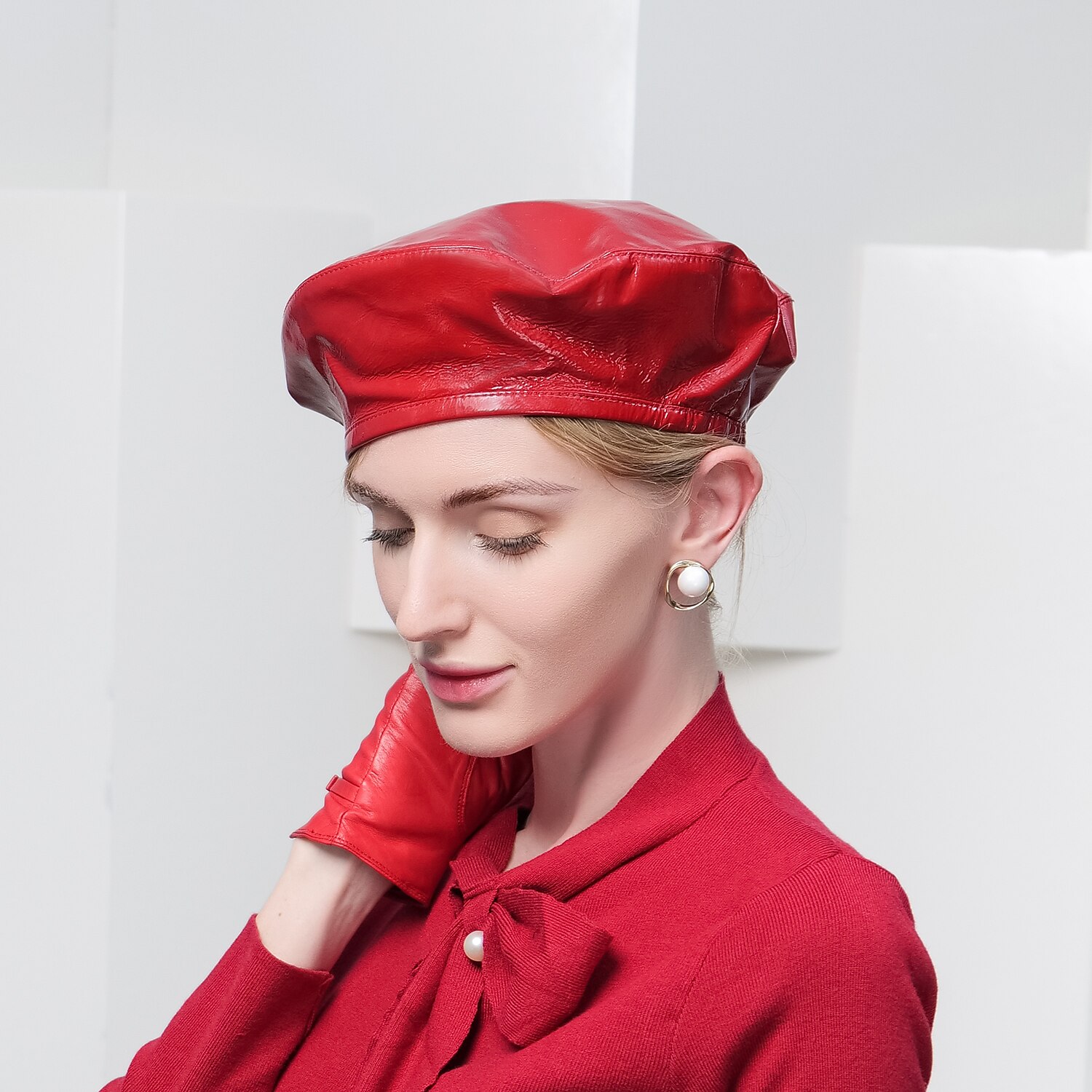 Solid Color Retro leatherette Hats with Pure Color 1PC Special Occasion / Daily Wear Headpiece 2025 - $32.99 –P2