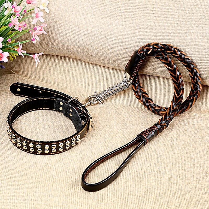 Perros Gatos Cuello Correas Ajustable Portátil Duradero Exterior Paseo 2025 - $22.99 –P6