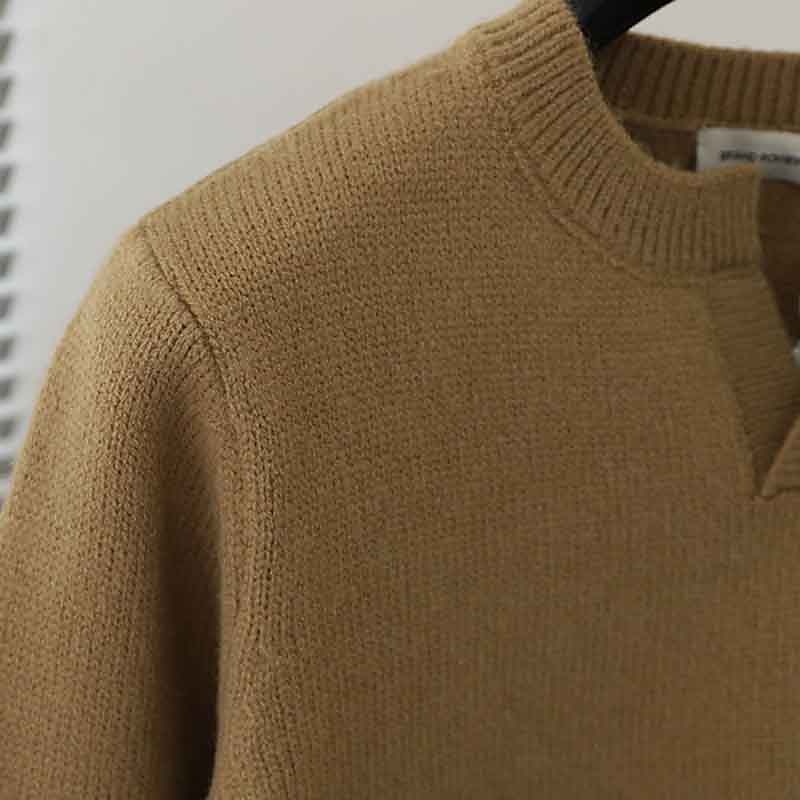 Miesten Neulepusero Jumpperi Joustin Neuloa Normaali Kudottu Tavallinen Tiukka pyöreä kaula-aukko Moderni nykyaikainen Työ Arki-asut Vaatetus Syksy Talvi Musta Valkoinen M L XL 2025 - $32.99 –P9