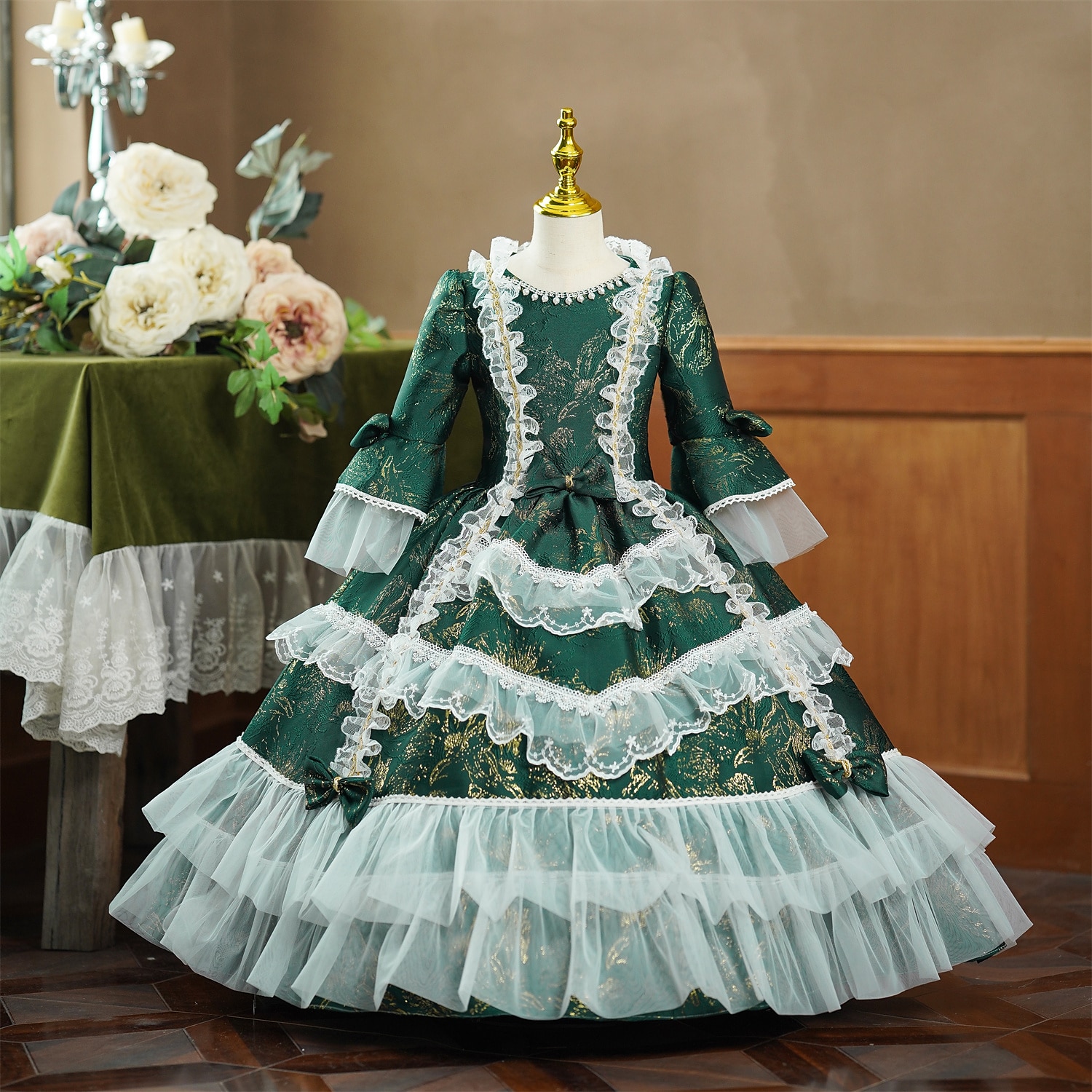 Gothic Rococo Vintage Inspired Dress Party Costume Masquerade