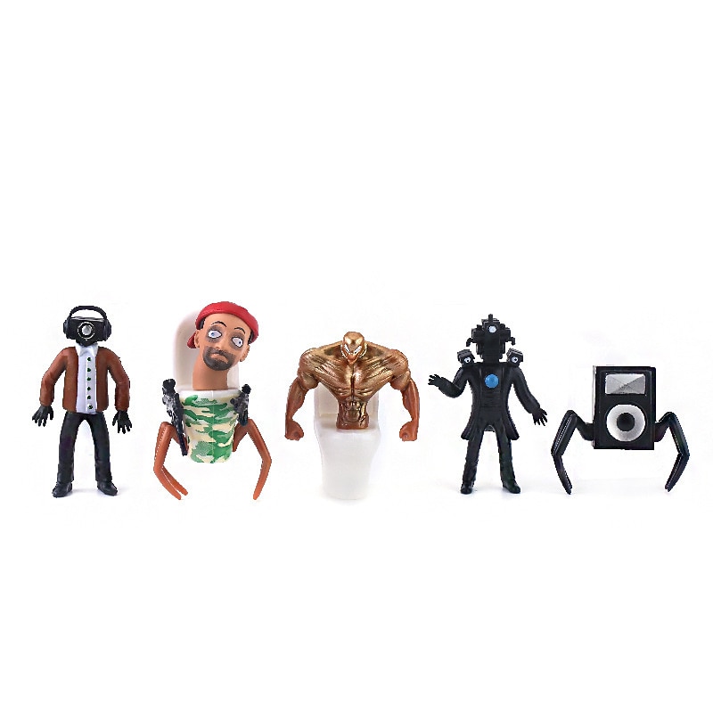 blind box popolare skibidi toilet man monitor hand game camera bambola building block decorazione giocattolo toilette del 2025 a $27.99 –P4