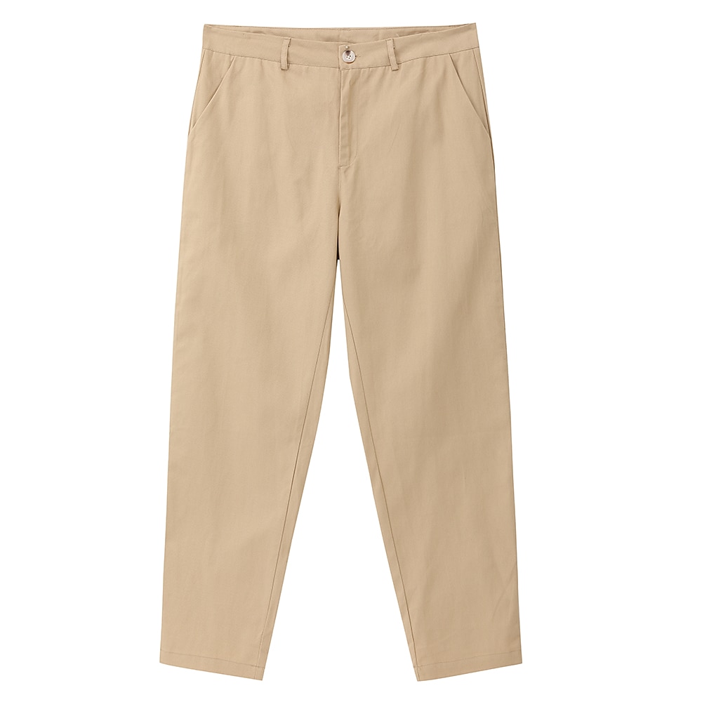 Woovitpl Korean Summer Pants Men Fashion Design Slim Fit Men Harem Pants  Ankle Length Solid All Match Hip Hop Joggers Trousers Men 32 :  Amazon.com.au: Clothing, Shoes & Accessories