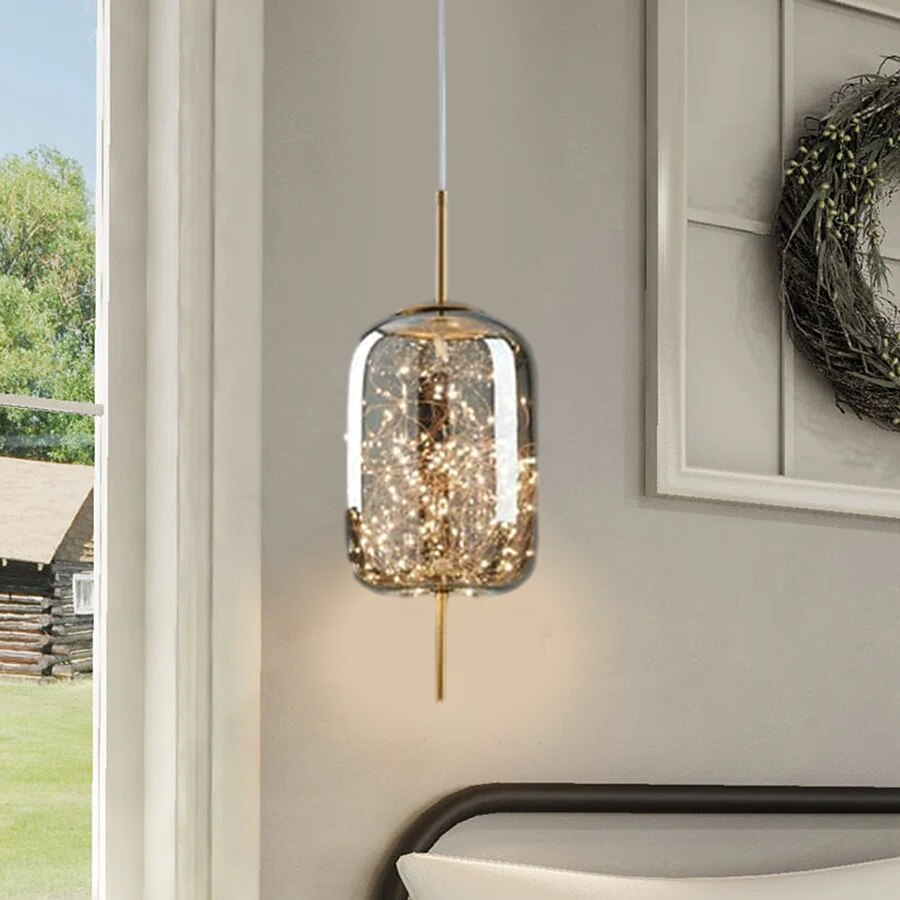 Żyrandol z kryształkami gipsowymi, metalowy, led, globle design, lampa wisząca, nordycki, luksusowy, nowoczesny, kreatywny, wiszący bar, sypialnia, lampka nocna, gabinet, lampa wisząca 2026 - $148.99 –P11