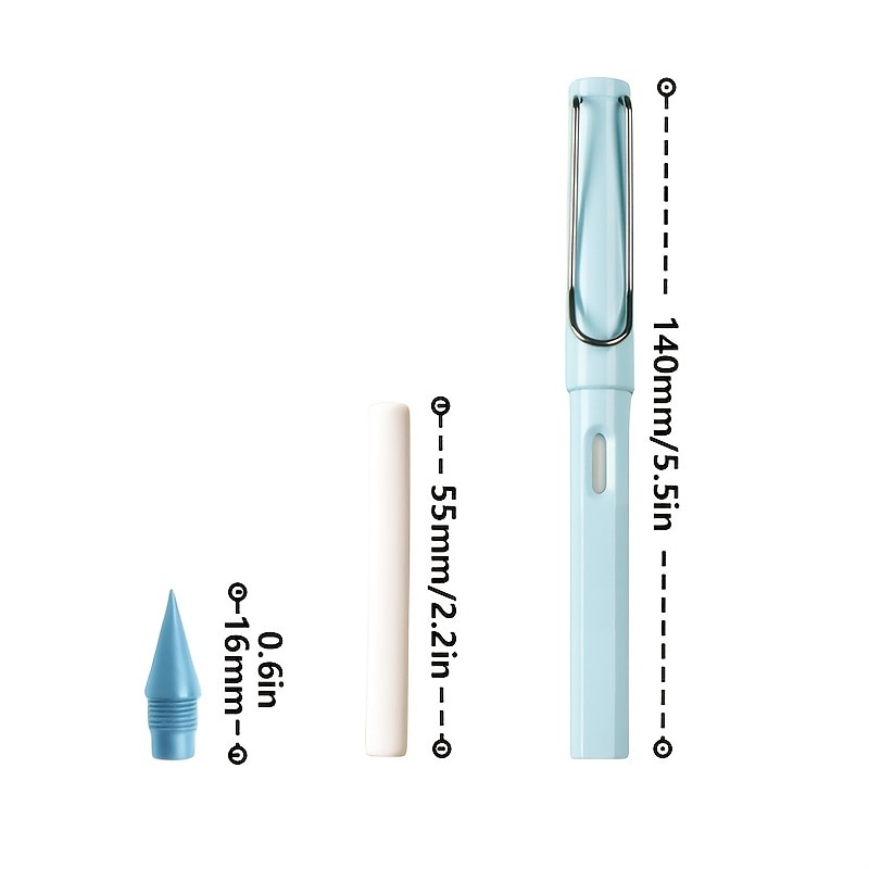 1 matita colorata - combinazione di colori elegante e classica - matite magiche con penna in metallo senza inchiostro da 0,5 mm per opere d'arte eterne, regali di Halloween, Ringraziamento e Natale del 2025 a $6.99 –P1