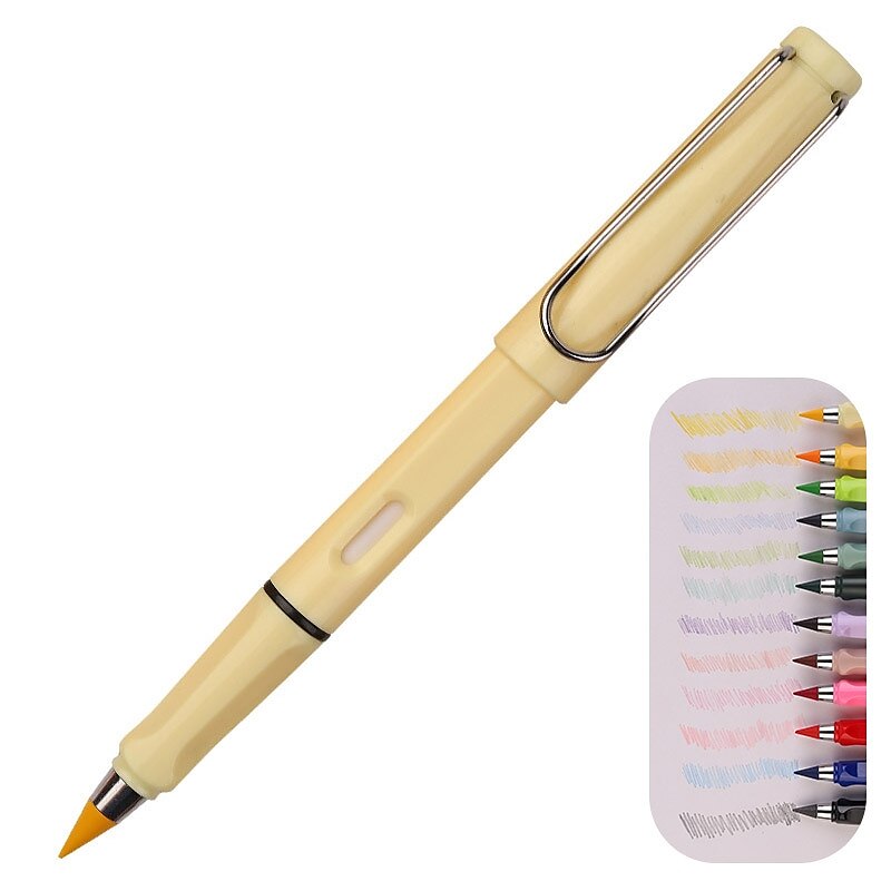 1 matita colorata - combinazione di colori elegante e classica - matite magiche con penna in metallo senza inchiostro da 0,5 mm per opere d'arte eterne, regali di Halloween, Ringraziamento e Natale del 2025 a $6.99 –P21