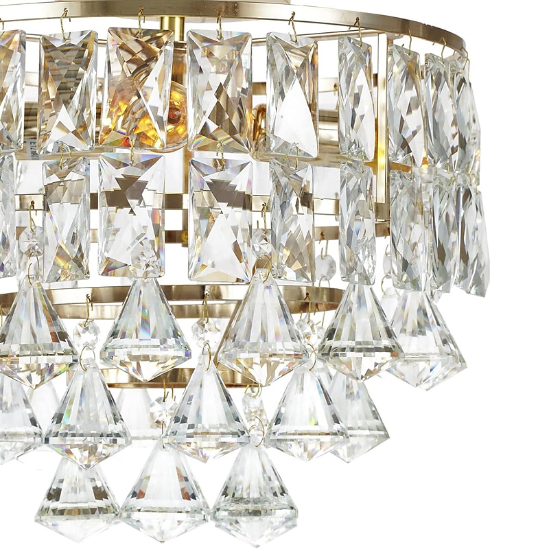 3-Light 30 cm Kruhový / kulatý design Stropní světla Kov Umělecký styl Formální styl Moderní styl umělecké Moderní 110-120V 220-240V 2026 - $136.99 –P5