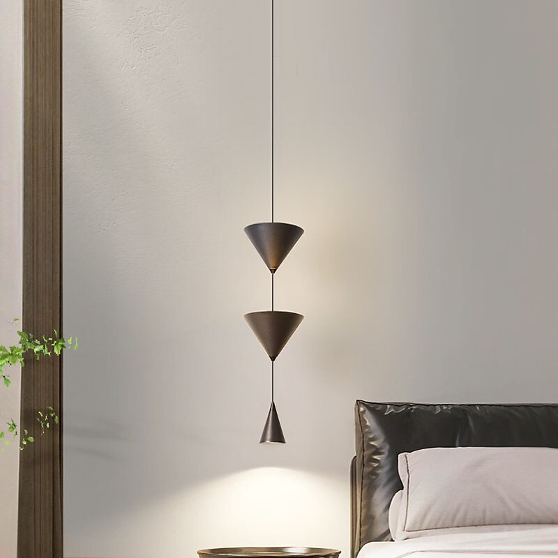 lampada a sospensione a led per isola della camera da letto, illuminazione a sospensione regolabile per isola della cucina, lampadario a led in oro nero per sala da pranzo, camera da letto, mini del 2025 a $299.99 –P7