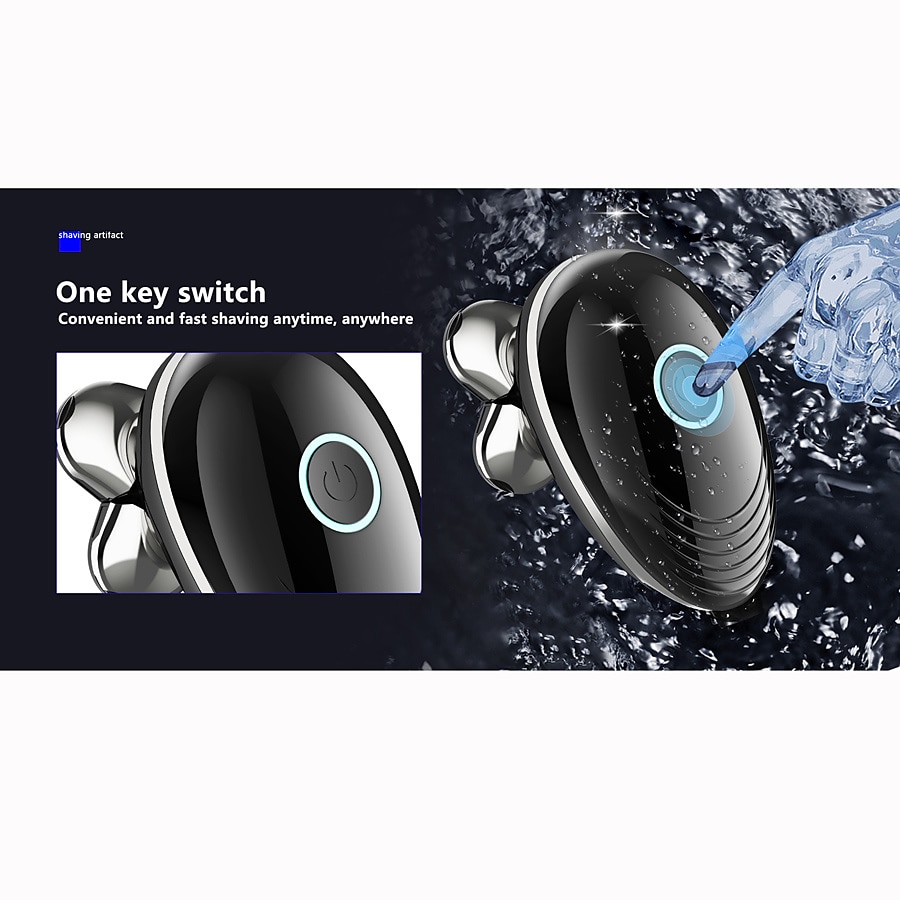 Men Head Shavers  Wet and Dry Detachable Electric Shaver Nose Hair Trimmer Face Brush Grooming Set Rechargeable Razor 2025 - $59.99 –P5