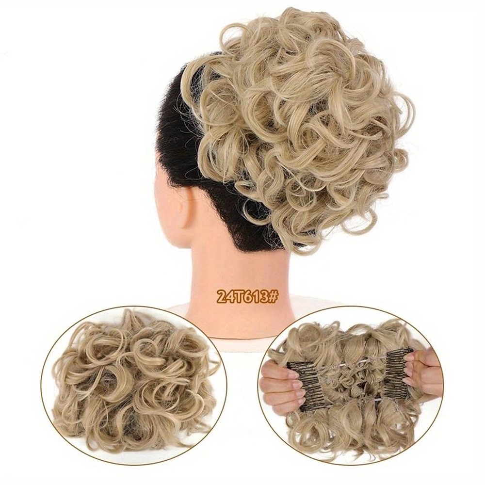 Chignon Chignon A cordoncino Capelli sintetici Pezzo di capelli Estensione capelli Liscio Feste Giornaliero Serata e festa A1 A2 A3 del 2025 a $11.99 –P12