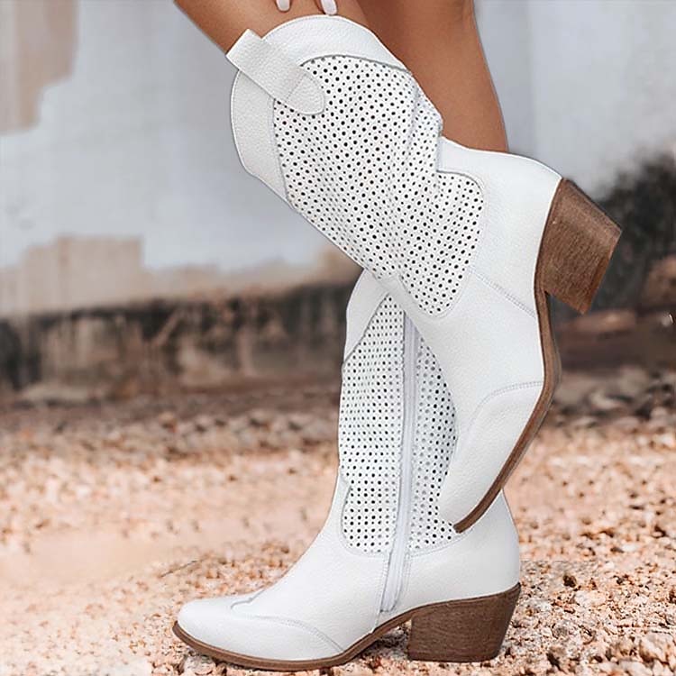 Perforated boots for summer best sale