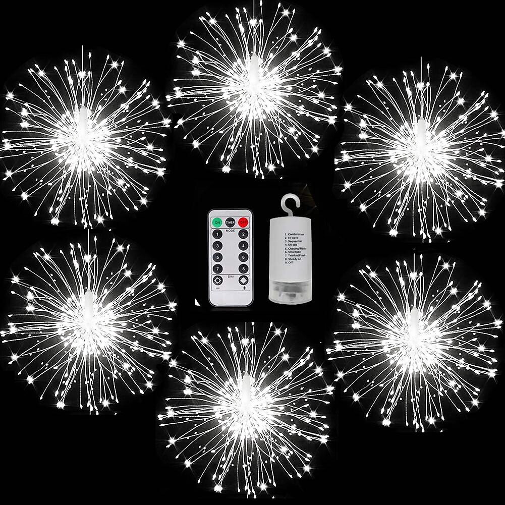 0,3 m Guirlandes Lumineuses Lumières étoilées de Noël 90/120/150/180/200 LED EL Blanc Chaud Blanc Froid Bleu Feu d'artifice / Lumières étoilées Mariage Décoration de Noël Patio 5 V de 2025 ? $32.99 –P12