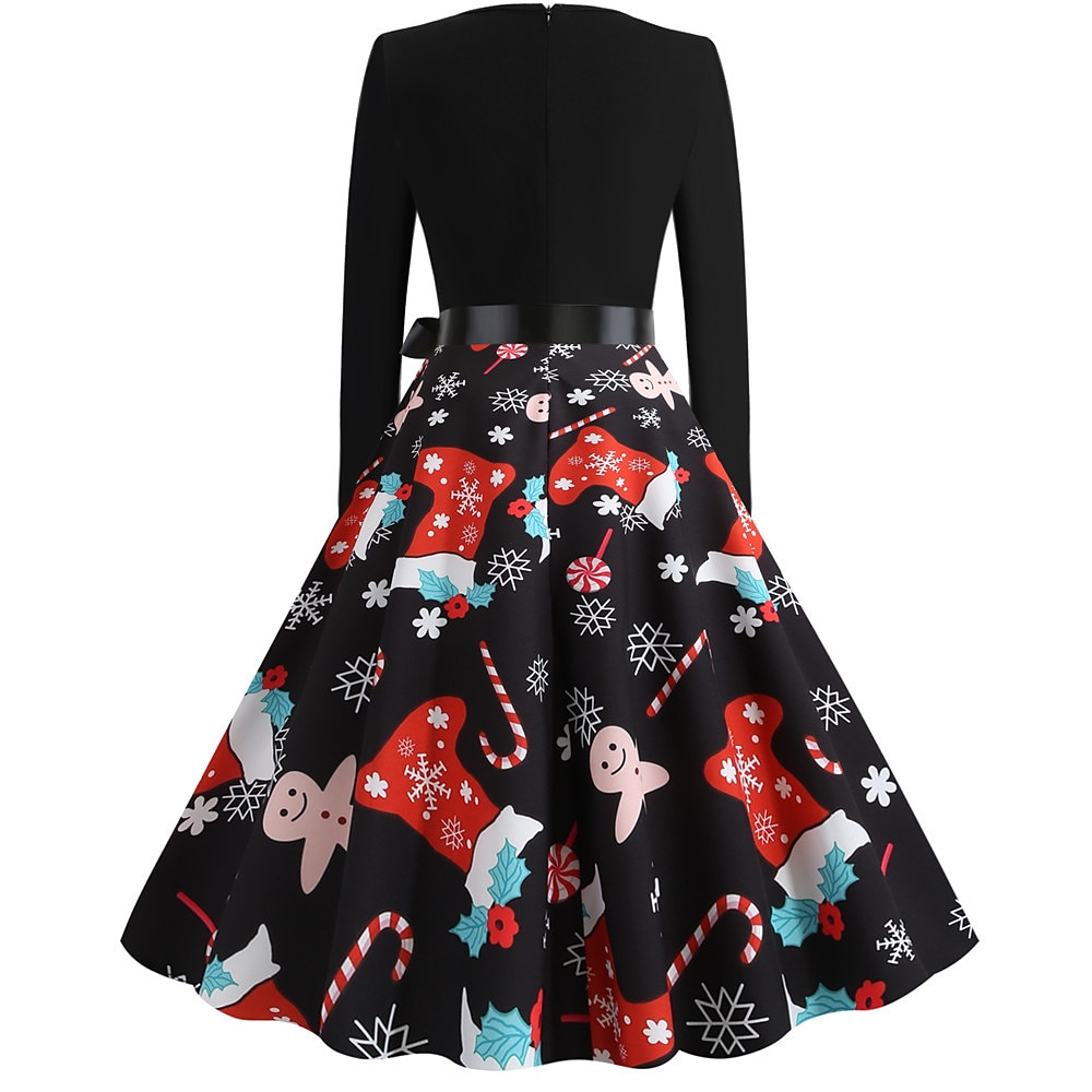 père Noël Robe de Noël Robe De Noël Fantaisie Femme Noël Nouvel an la veille de Noël 1950s Noël Adulte Soirée Noël Réveillon du nouvel an Robe de 2025 ? $21.99 –P12