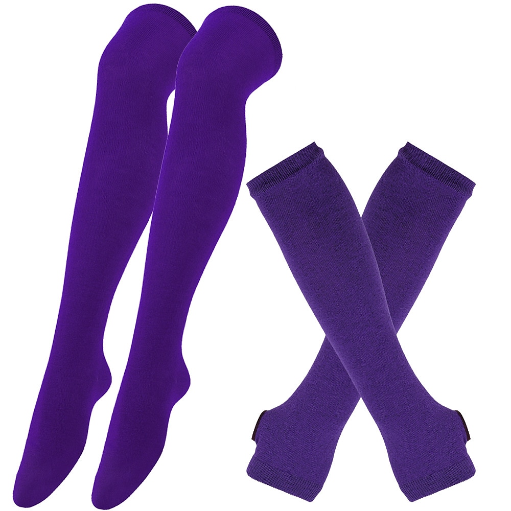 Calcetines hasta rodilla Calcetines de Navidad Mujer Navidad Carnaval Mardi Gras Nochebuena Retro Antiguo Guantes Calcetines 2025 - $15.49 –P25