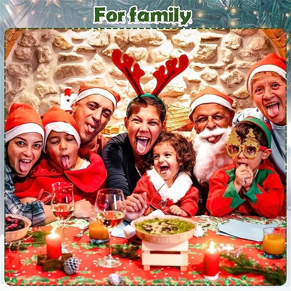 6pcs Christmas Santa Hats - Perfect For Adults At Christmas & New Year Parties! 2026 - $4.99 –P7