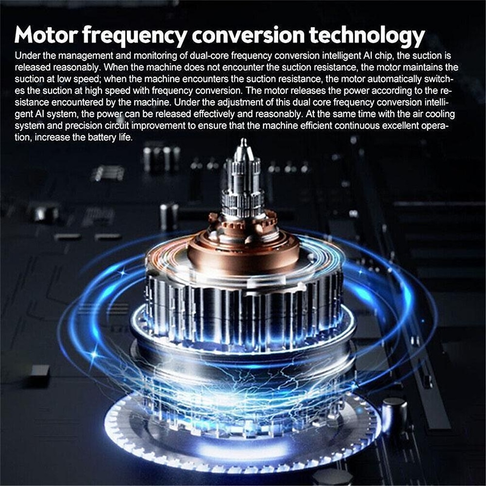 120000PA Wireless Powerful Car Vacuum Cleaner Brushless Motor 2 Gear Power Adjustment Multifunction Cleaning Machine Car Accessories Home Auto Cordless Cleaner Home Appliance for Car Home 2026 - $52.99 –P11