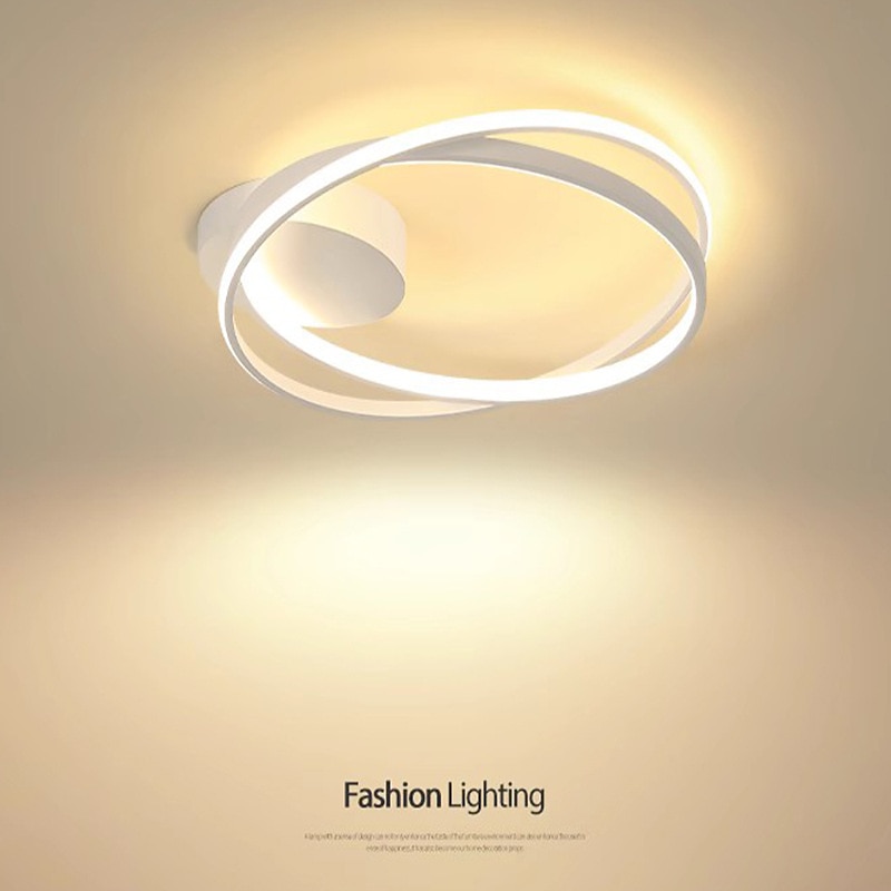 Luz de techo LED, lámpara de techo con luz empotrada de diseño circular regulable, adecuada para dormitorio, sala de estar, comedor, ac110v ac220v 2025 - $201.49 –P1
