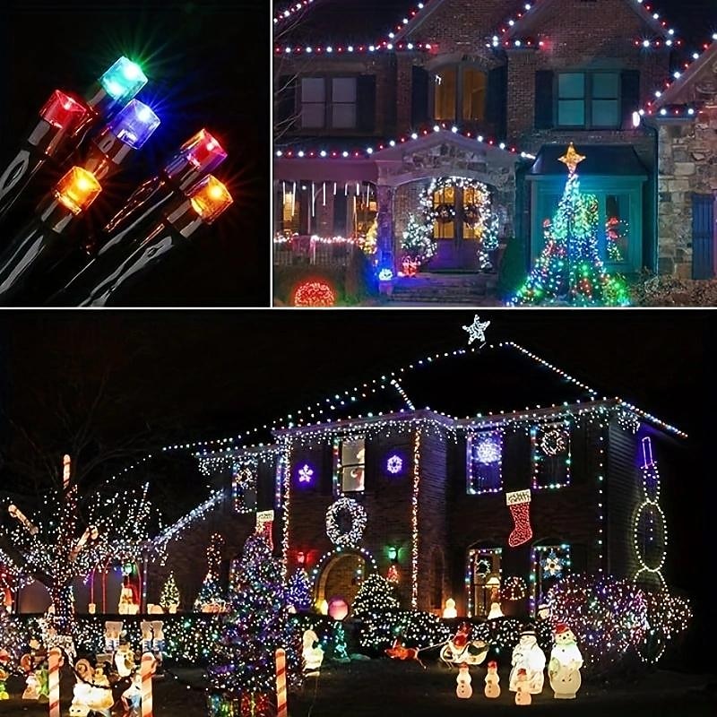 Elegant Wedding Reception Party 1000/500/300/200/100/50/30LED Solar String Light, 8 Modes, Solar Christmas Lights Waterproof for Gardens, Wedding, Party, Homes, Christmas Tree, Curtains, Outdoor 2025 - $27.99 –P7
