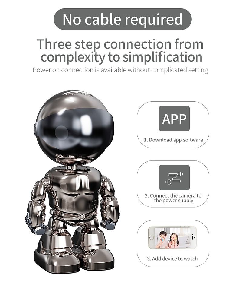 IP Camera 1080P Mini Wireless Motion Detection Remote Access IR-cut Indoor Support 128 GB 2025 - $73.99 –P16