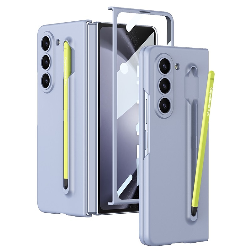 Phone Case For Samsung Galaxy Z Fold 5 Flip Cover Pencil Holder Full Body Protective with S Pen PC 2025 - $37.99 –P14