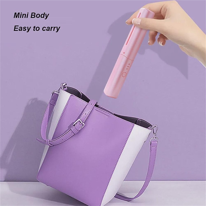 2IN1 Lazy Hair Straightener Wireless Hair Hot Comb Mini USB Rechargeable Straightener Curly Hair Stick Fast Heating Straightening Brush for Home Trave-1PC Valentine's Day Gift 2026 - $21.99 –P11