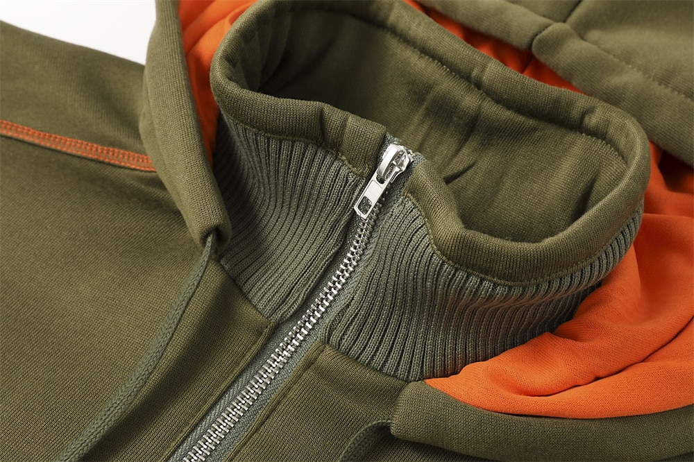Pánské Kapuce Taktická mikina s kapucí Taktická Černá Armádní zelená Námořnická modř Šedá Kapuce Bez vzoru Sporty a outdoor Denní Dovolená Šik ven Chladný Na běžné nošení Jaro & podzim Oblečení 2025 - $34.99 –P1