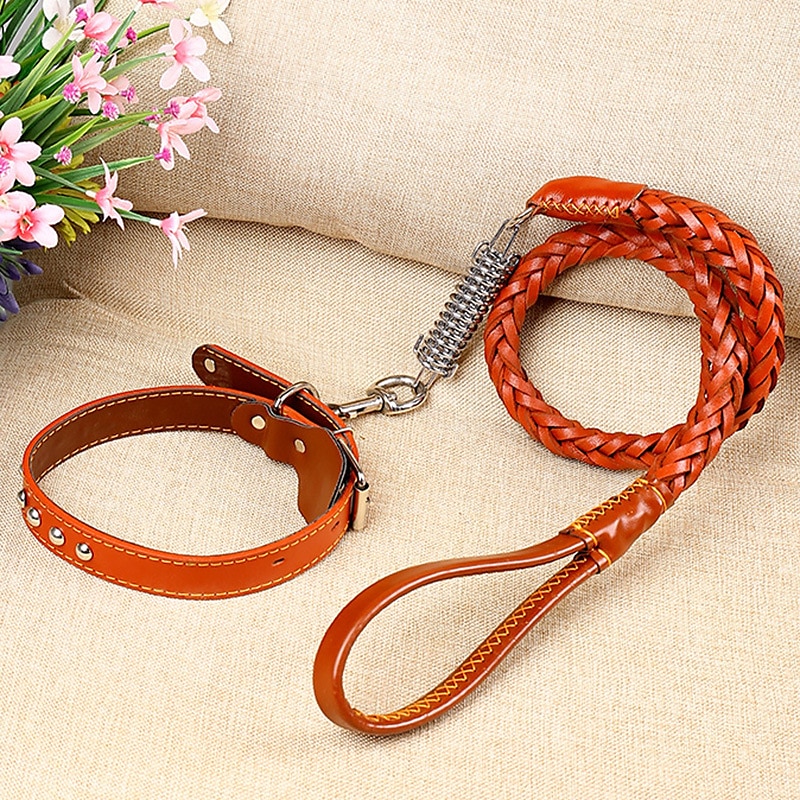 Perros Gatos Cuello Correas Ajustable Portátil Duradero Exterior Paseo 2025 - $22.99 –P7