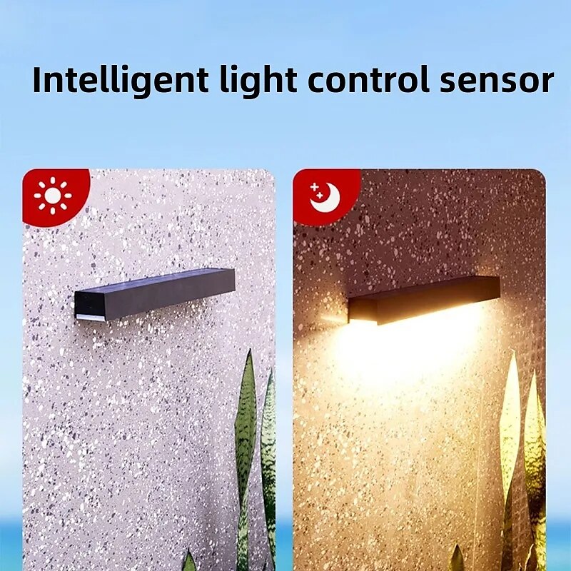 Solar Outdoor Wall Lamp Garden Villa Courtyard Lighting Sign Door Headlight Waterproof Wall Porch Fence Landscape Decoration Light 2025 - $43.99 –P8