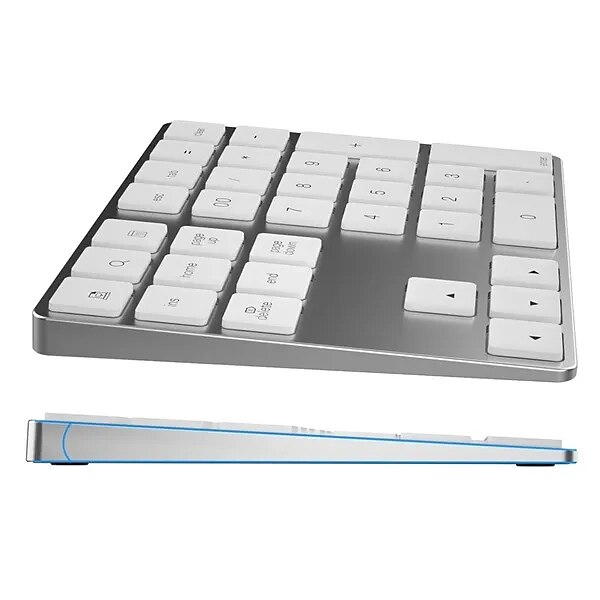 Aluminum Alloy Bluetooth Wireless Numeric Keypad with USB HUB Digital Input Function for WindowsMac OSAndroid laptop PC 2025 - $55.99 –P11