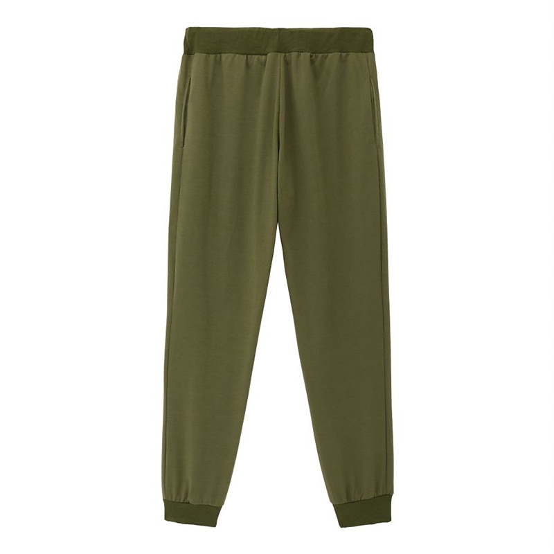 Voor heren Joggingbroeken Jogger Broek Trainingsbroek Trekkoord Elastische taille Geometrisch patroon Buitensporten Sportkleding Leger groen Zwart 2025 - $17.99 –P8