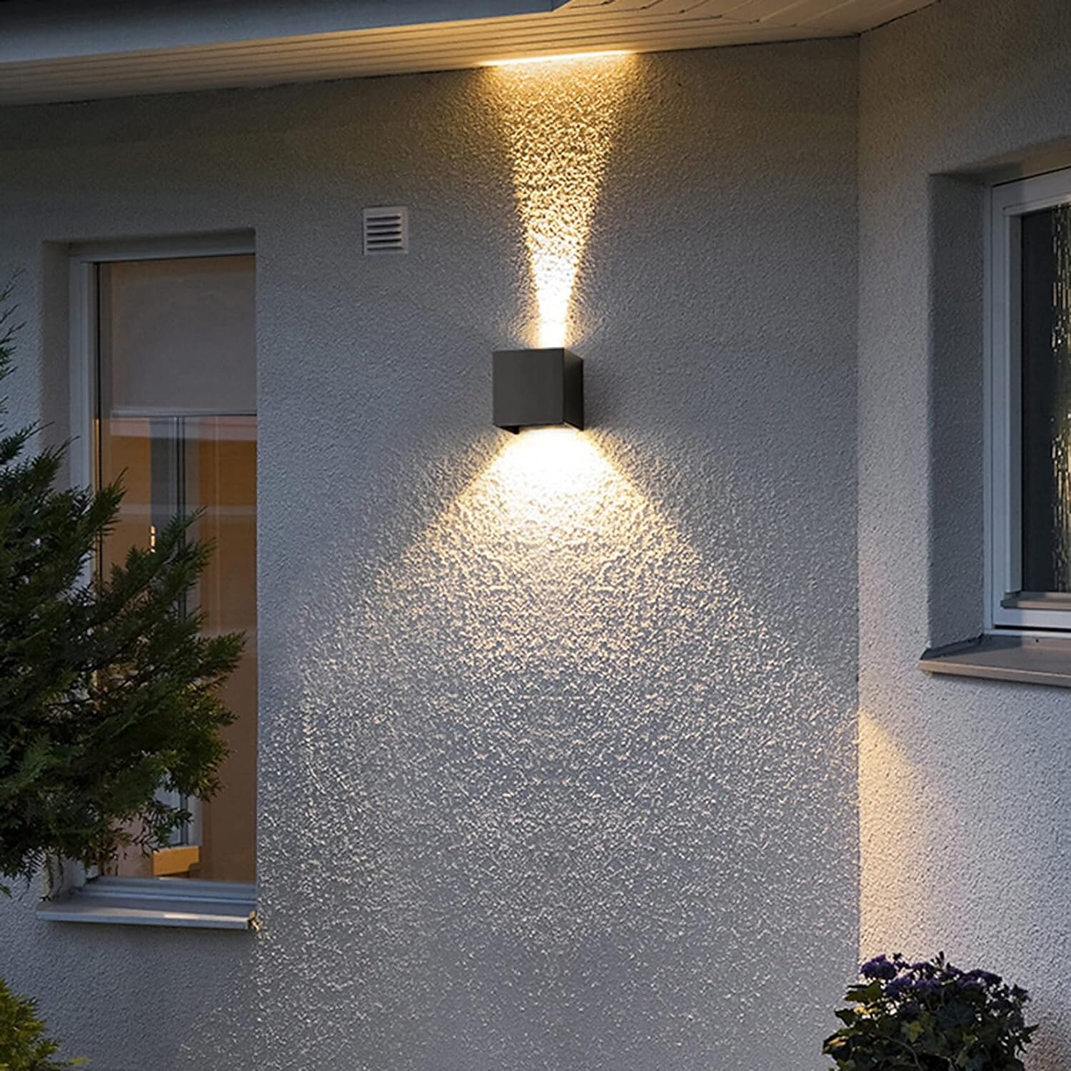 Luminária de parede led à prova d'água para cima e baixo, luminária para áreas internas e externas, feixe de luz ajustável, abajur giratório, 10w, lâmpada de parede redonda moderna para varanda, de 2025 por $41.99 –P4