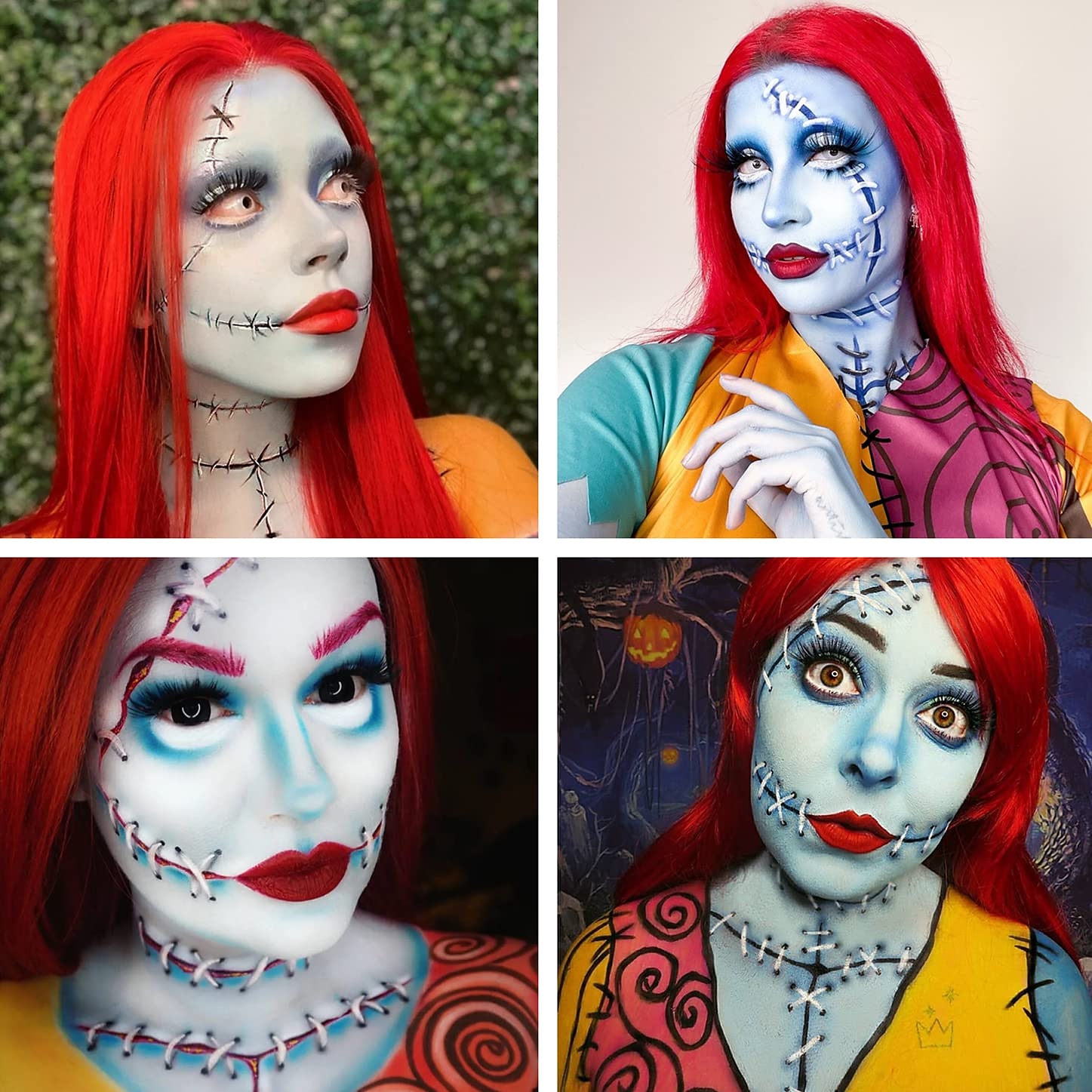 parrucca sally - l'incubo prima di Natale parrucche per feste cosplay parrucche di Halloween del 2025 a $28.99 –P3