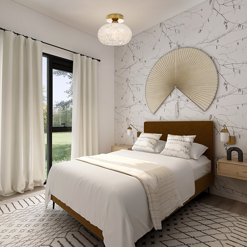 plafoniera in vetro semi-incasso plafoniera per camera da letto soggiorno corridoio cucina, moderna lampada a tamburo vicino al soffitto 110-240v del 2026 a $115.99 –P3