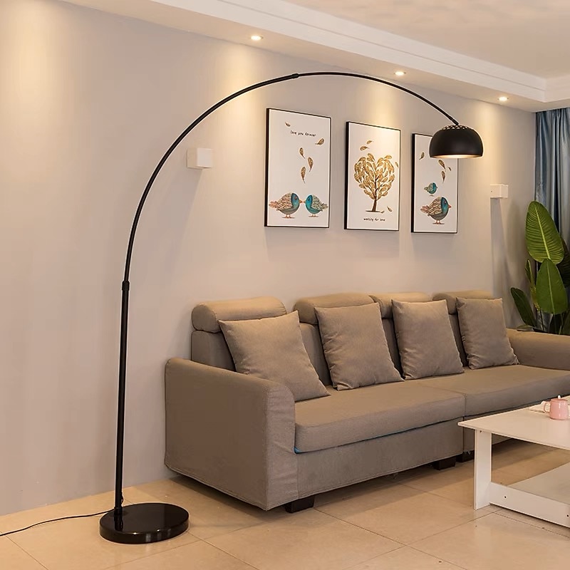 Arc Lamp - Height Adjustable 170 cm E26 Black Gold Arc Lamp, Floor Lamp Warm White Arc Floor Lamp 110-240V 2025 - $545.79 –P7