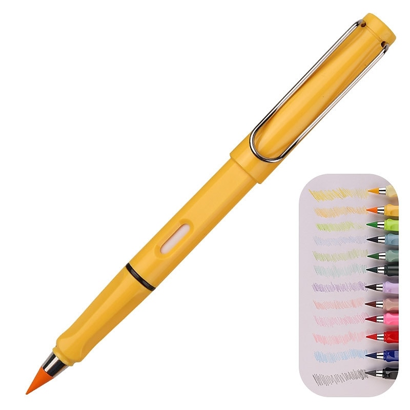 1 matita colorata - combinazione di colori elegante e classica - matite magiche con penna in metallo senza inchiostro da 0,5 mm per opere d'arte eterne, regali di Halloween, Ringraziamento e Natale del 2025 a $6.99 –P11