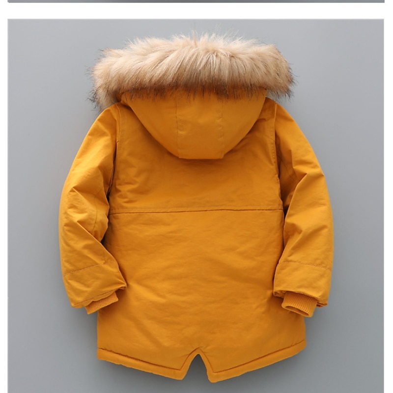 Kids Boys' Fleece Jacket Hoodie Jacket Outerwear Solid Color Long Sleeve Zipper Coat Outdoor Cotton Adorable Daily Yellow Pink Navy Blue Spring Fall 7-13 Years 2025 - $37.99 –P14