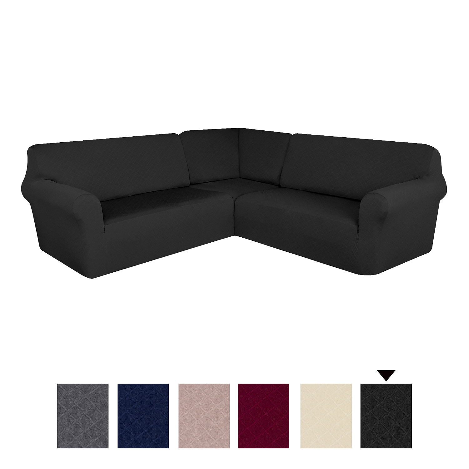 vattentät hörn vinröd sofföverdrag l-formad sofföverdrag stretch jacquard mjuk tjock u-formad överdrag set vardagsrum universal halkfri husdjurshund möbelskydd 2025 - $139.99 –P11