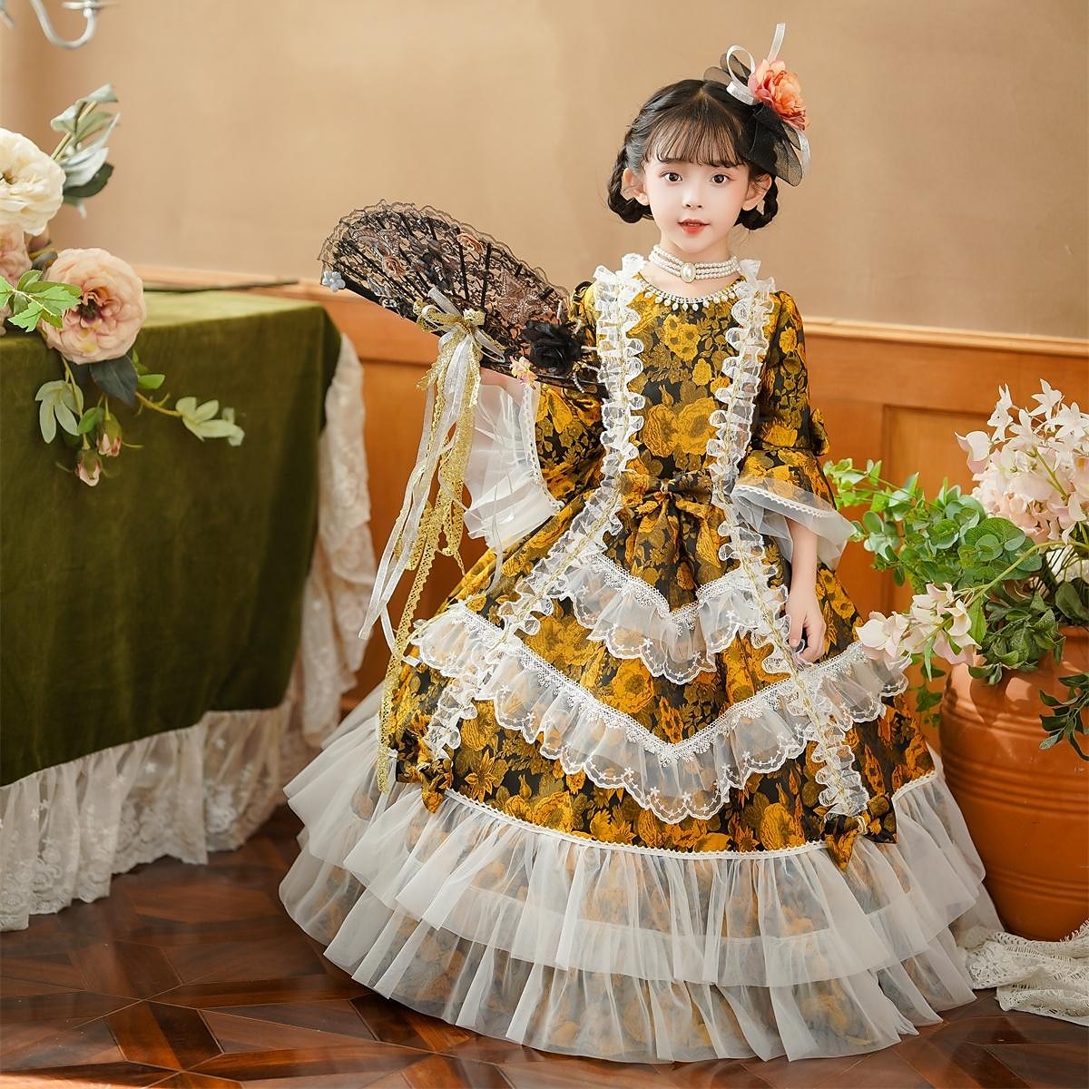 Gothic Rococo Vintage Inspired Dress Party Costume Masquerade