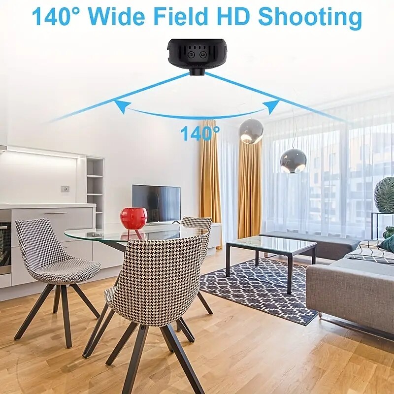 Wifi HD Wireless IP Camera 4K 200W WiFi Camera Mobile Phone Remote Monitoring Built-in Battery Night Vision Function 140 Degree Wide Angle 2025 - $58.99 –P3