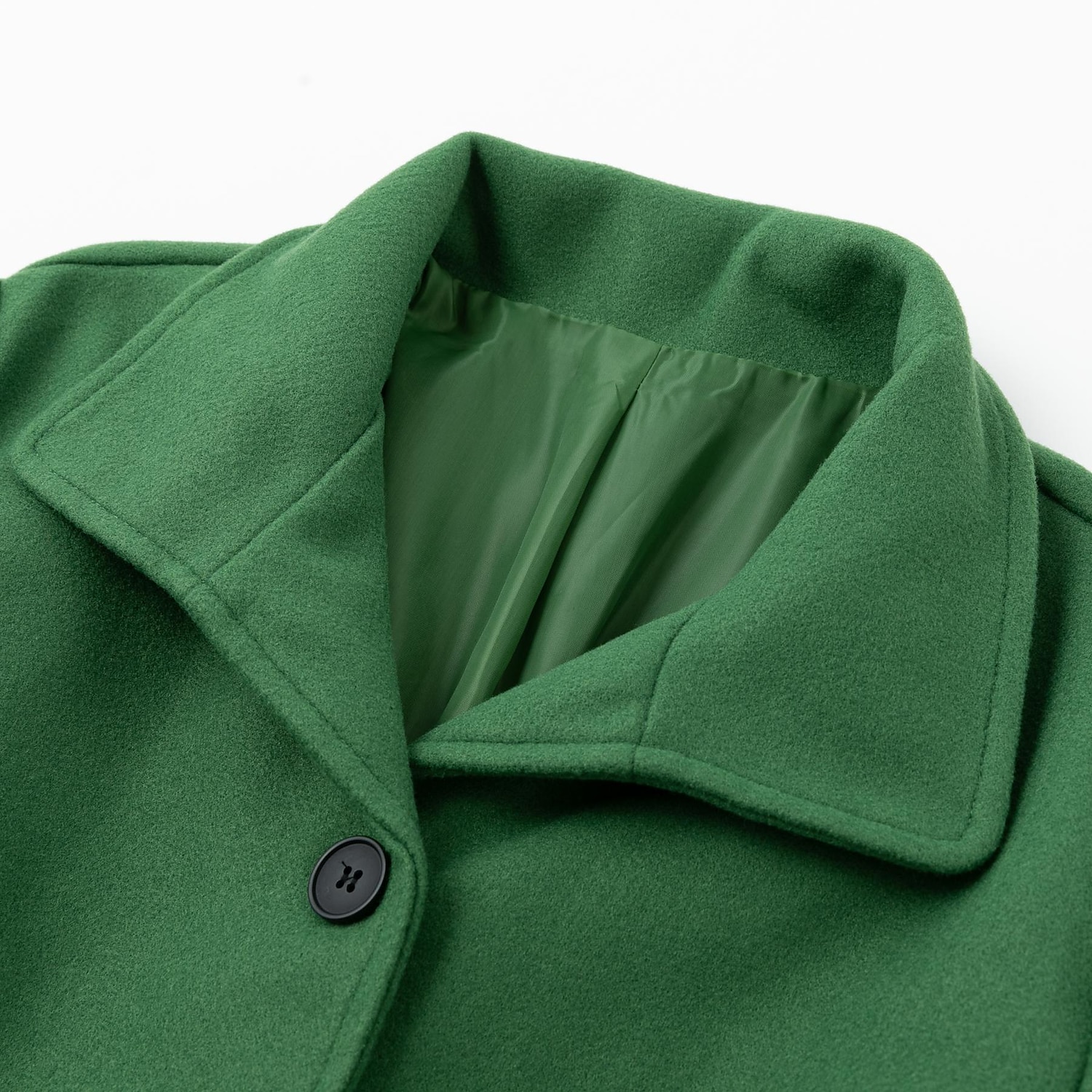 Dames Jas Casual / Dagelijks Street Style Gesmokt Buiten Straat Vakantie Uitgaan Polyester Lang Jas Winter Herfst Groen Donker Grijs Enkele rij knopen Strijkijzer Normale pasvorm S M L XL XXL 3XL 2025 - $44.99 –P5