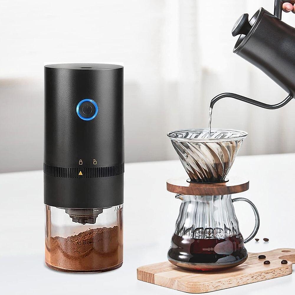 Mini Electric Coffee Bean Grinder USB Type-C Charging Espresso