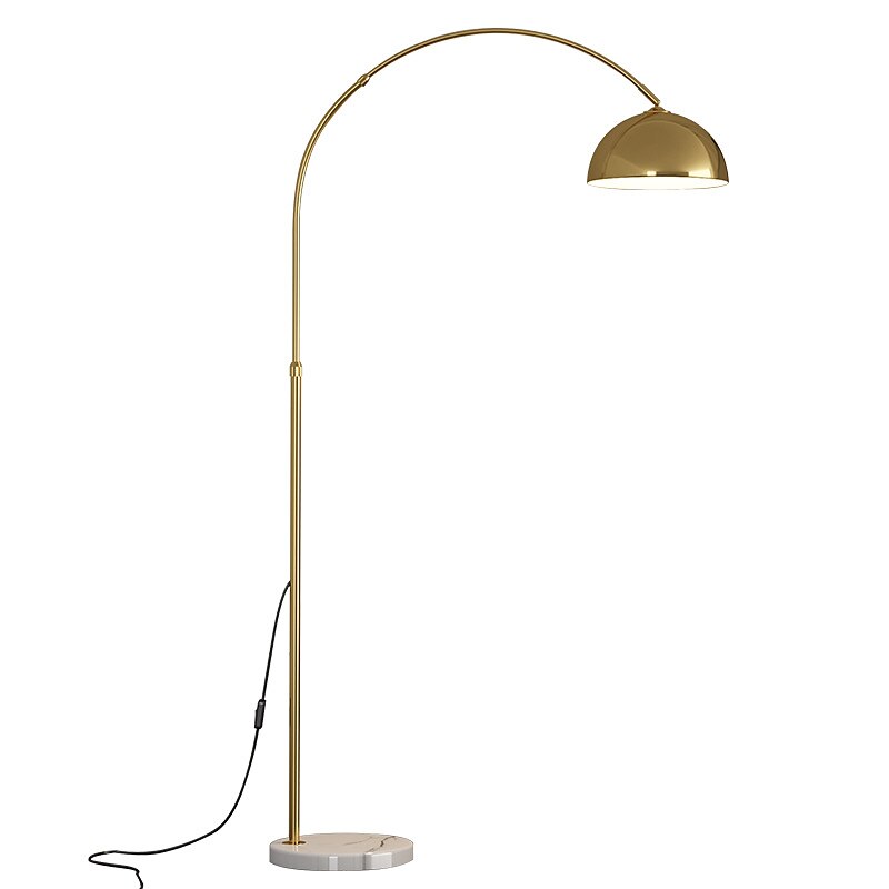 Arc Lamp Height Adjustable 180 cm White Gold Black Arc Lamp, Floor Lamp Marble Base Arc Floor Lamp 110-240V 2025 - $545.79 –P1