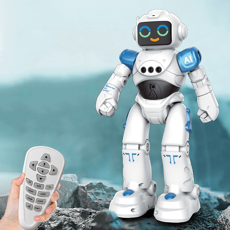 r28 robot intelligente programmazione del dialogo vocale emoticon tocco danza rilevamento dei gesti telecomando giocattolo multifunzionale del 2025 a $58.99 –P1