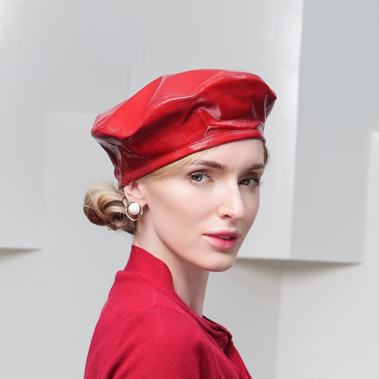 Solid Color Retro leatherette Hats with Pure Color 1PC Special Occasion / Daily Wear Headpiece 2025 - $32.99 –P5
