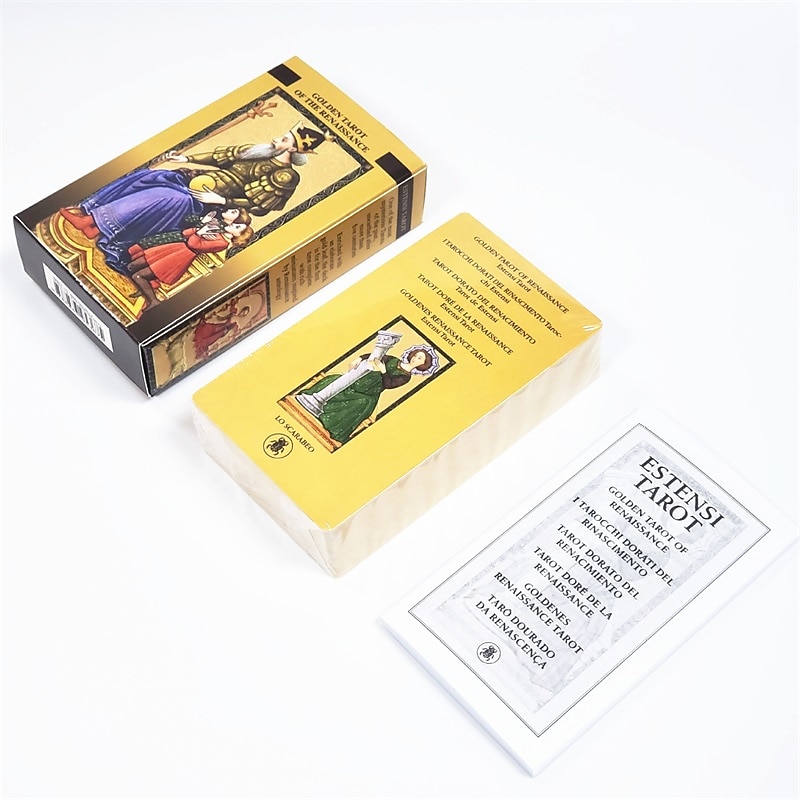 English Tarot 12 * 7 Cm Large Tarot Deck With Paper Instructions 2025 - $16.99 –P1