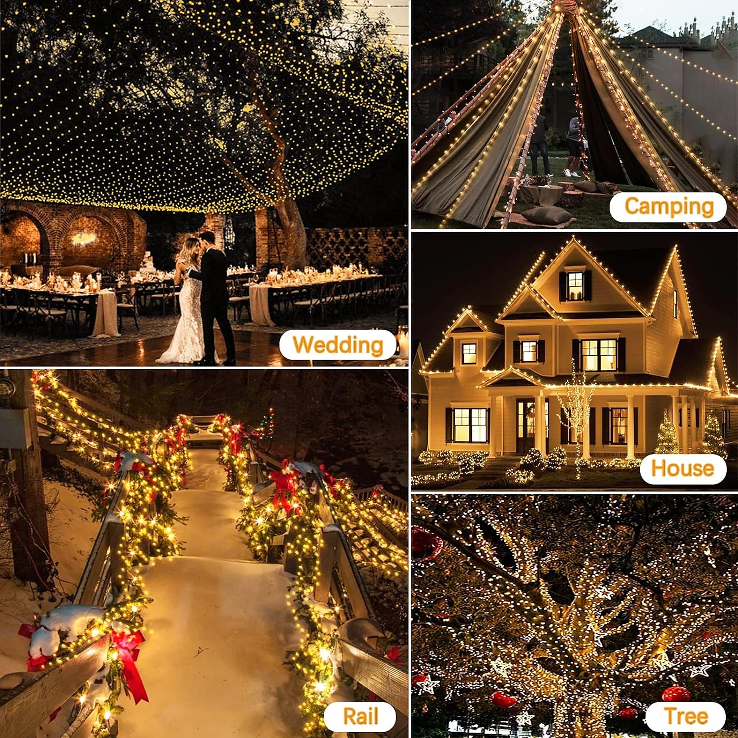 328ft 100m Flexible LED String Lights IP67 Waterproof Strips Christmas String Lights 1000 LEDs Warm White Creative String Lights Holiday Lights Party Holiday Wedding 29V 2025 - $75.99 –P6