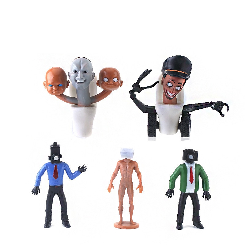 blind box popolare skibidi toilet man monitor hand game camera bambola building block decorazione giocattolo toilette del 2025 a $27.99 –P3