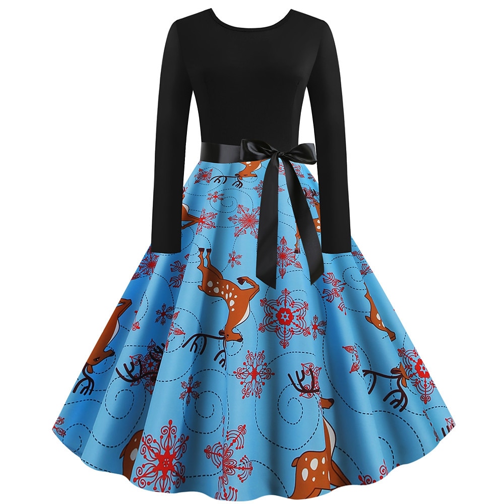 Weihnachtsmann Weihnachtskleid Ausgefallenes Weihnachtskleid Damen Weihnachten 1950er Erwachsene Weihnachten Neujahr Heiligabend Weihnachten Party Silvester Kleid 2025 - $27.99 –P5