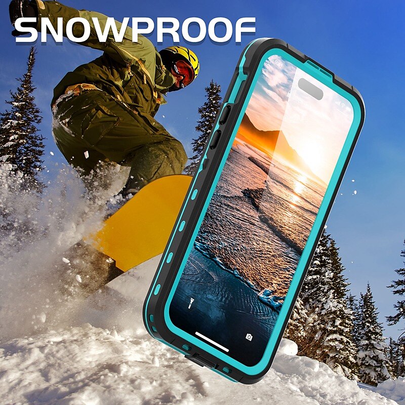 Чехол для iPhone 15 Pro Max Plus iPhone 14 Pro Max Plus iPhone 13 Pro Max водонепроницаемый чехол со съемной защитой полнрошного двойного стороннего доспеха ABS+PC 2025 - $32.99 –P4