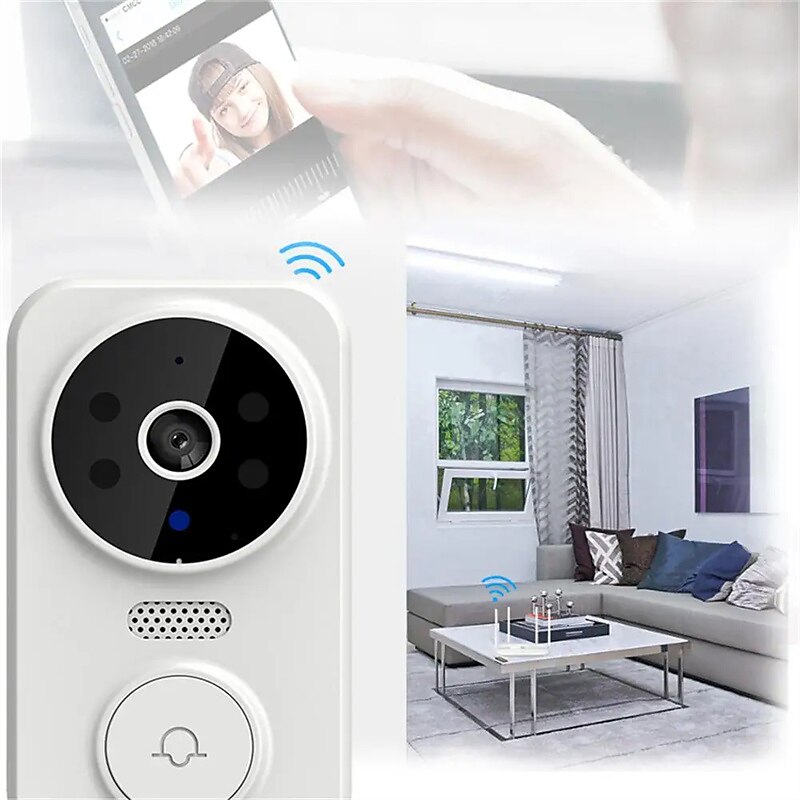 2025年 m8 ワイヤレスドアベル 1080 hd カメラ wifi ドアベルスマートインターホン人気の tuya  コレクション – $31.99 –P3